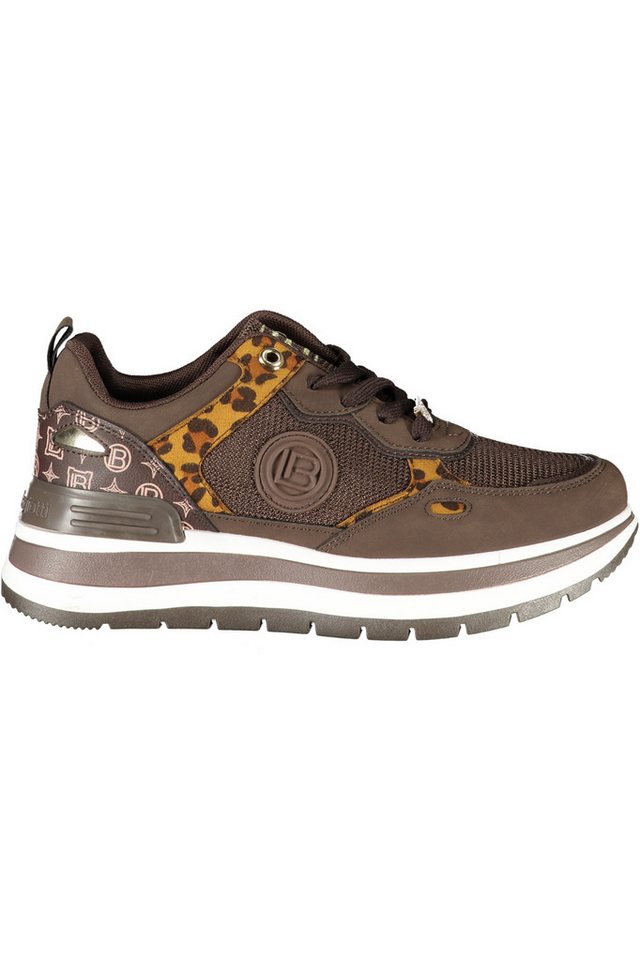 Laura Biagiotti Sneaker Stylische Damen-Sneaker Braun mit Plateau und von Laura Biagiotti