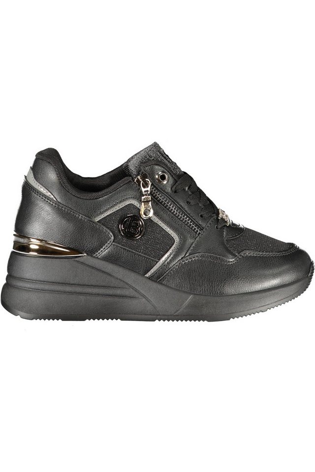 Laura Biagiotti Sneaker Trendiger Damensneaker in Schwarz: Kalbsleder von Laura Biagiotti