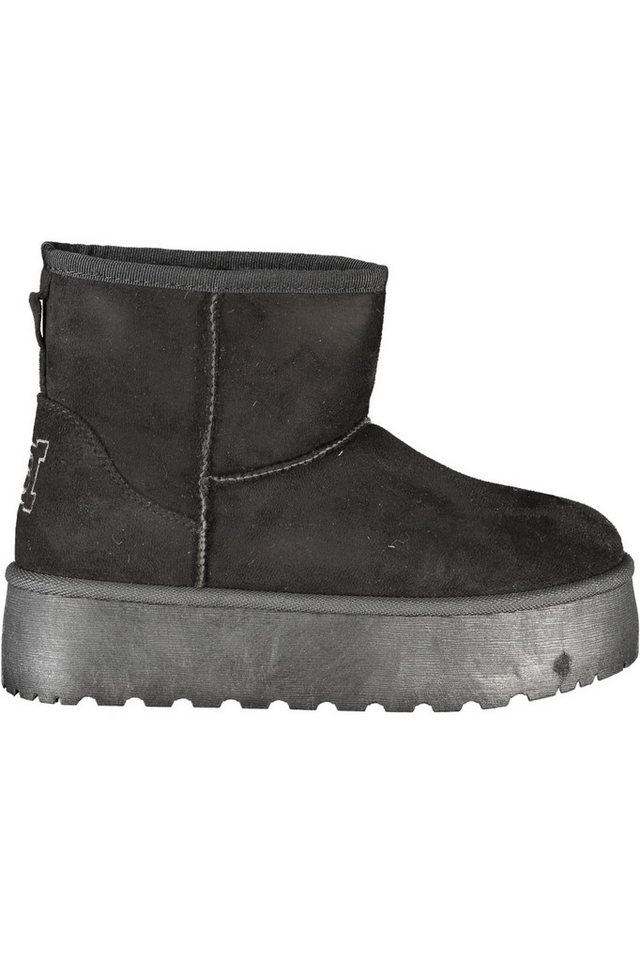 Laura Biagiotti Stiefelette Elegante Damenstiefeletten Schwarz mit Fell und 4 von Laura Biagiotti