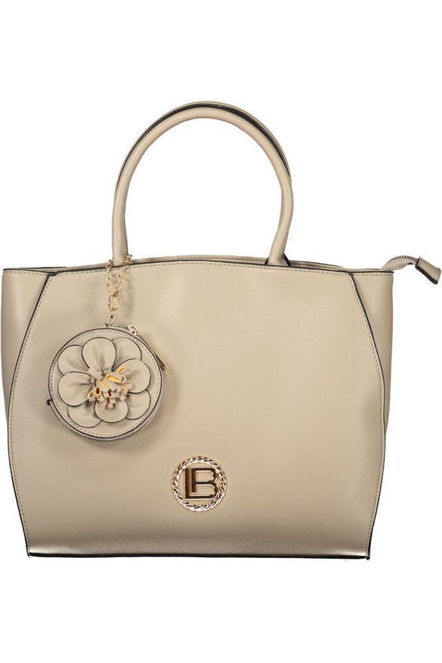 Laura Biagiotti Umhängetasche, Elegante Beige Damen-Tasche mit abnehmbarem Riemen und Münzfach von Laura Biagiotti