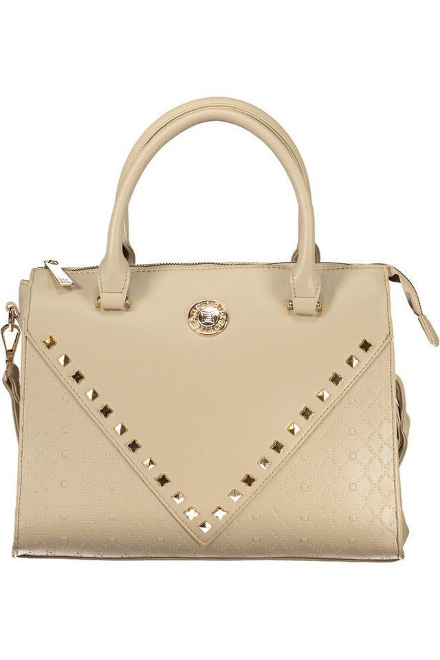 Laura Biagiotti Umhängetasche, Elegante Damen Handtasche Beige mit Schultergurt und Kontrastdetails von Laura Biagiotti