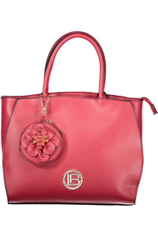 Laura Biagiotti Umhängetasche, Elegante Rote Handtasche mit Abnehmbarem Schultergurt und Geldbeutel von Laura Biagiotti