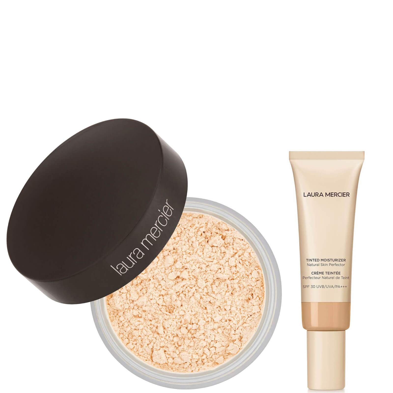 Laura Mercier Translucent Loose Setting Powder and Tinted Moisturiser Duo (Various Shades) - Bisque von Laura Mercier