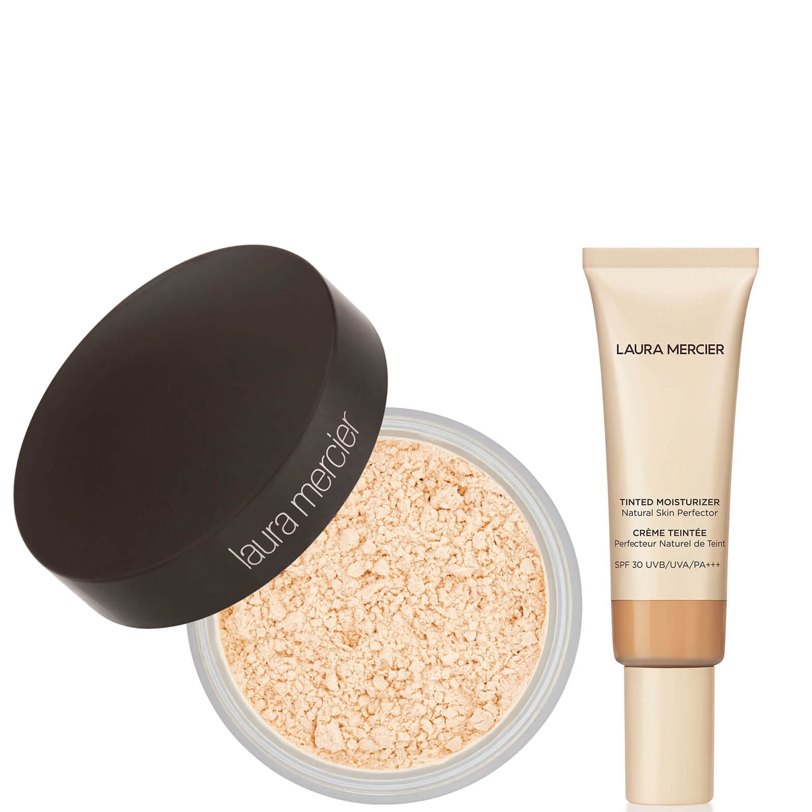 Laura Mercier Translucent Loose Setting Powder and Tinted Moisturiser Duo (Various Shades) - Nude von Laura Mercier