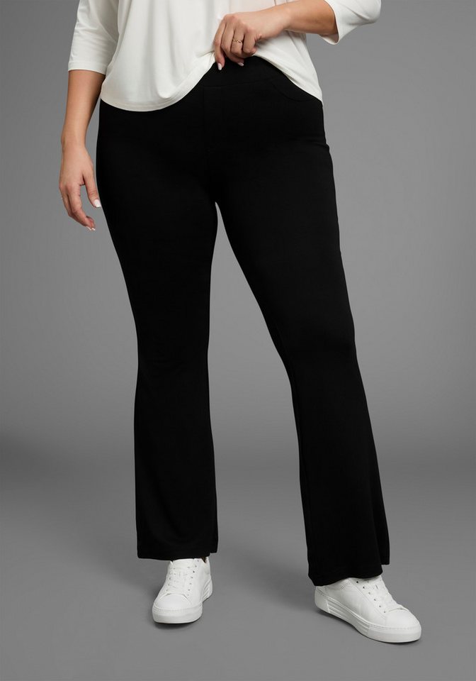 Laura Scott CURVE Bootcuthose aus bequemen Jersey im Jeggings-Look - GROSSE GRÖSSE Laura Scott CURVE Bootcuthose aus bequemen Jersey im Jeggings-Look - GROSSE GRÖSSE von Laura Scott CURVE