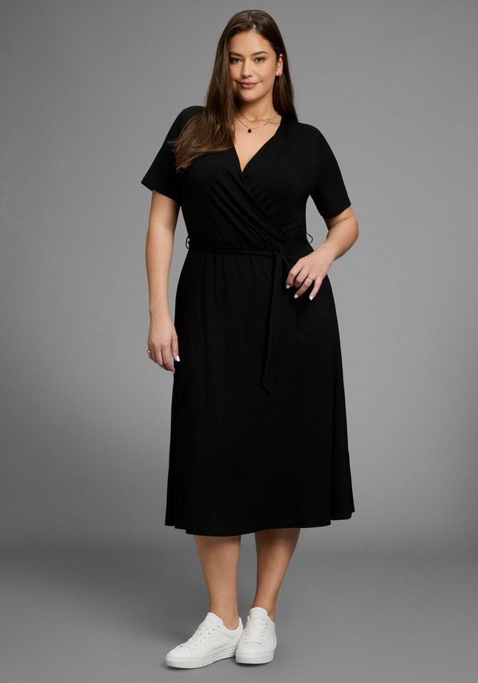 Laura Scott CURVE Midikleid mit betonter Taille - GROSSE GRÖSSE von Laura Scott CURVE