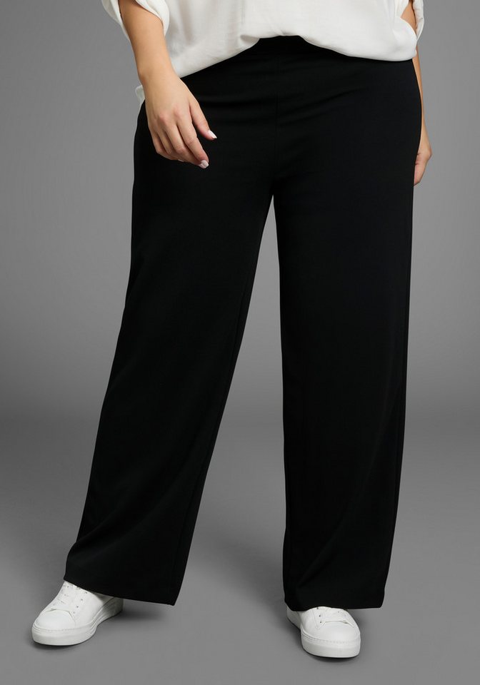 Laura Scott CURVE Schlupfhose aus formstabilem, elastischem Stoff mit weitem Bein - GROSSE GRÖSSE Laura Scott CURVE Schlupfhose aus formstabilem, elastischem Stoff mit weitem Bein - GROSSE GRÖSSE von Laura Scott CURVE