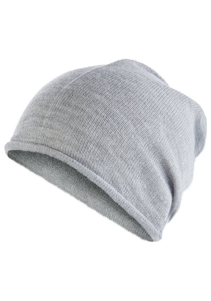 Laura Scott Beanie aus weichem Feinstrick, mit modischem Rollrand - NEW von Laura Scott
