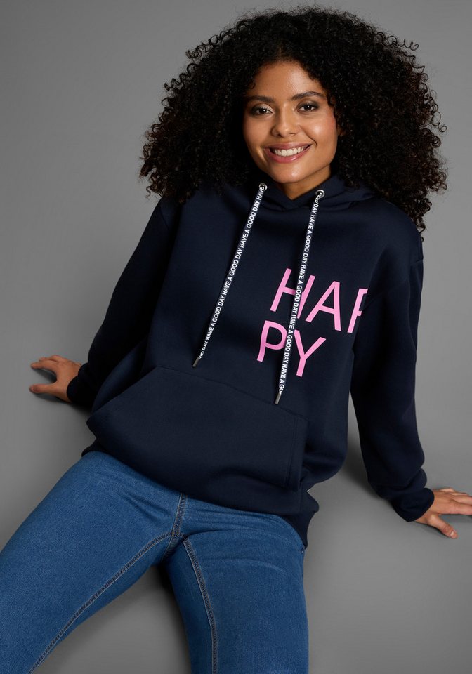 Laura Scott Hoodie Kapuze, Rundum-Prints und Kängurutasche für lässige Looks von Laura Scott