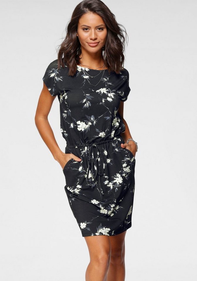 Laura Scott Sommerkleid festlich, Minikleid, feminin, aus Viskosemischung, Kurzarm von Laura Scott