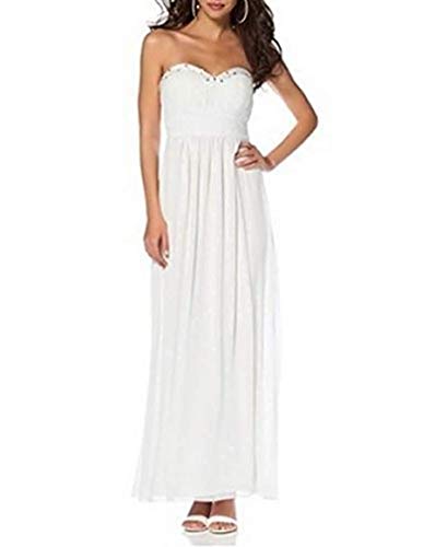 Laura Scott Kleid Abendkleid Wollweiß Gr. 34 von Laura Scott