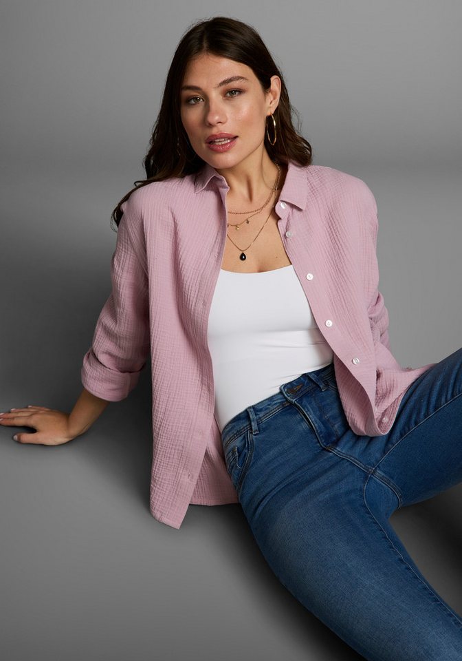 Laura Scott Longbluse in Musselin-Qualität von Laura Scott