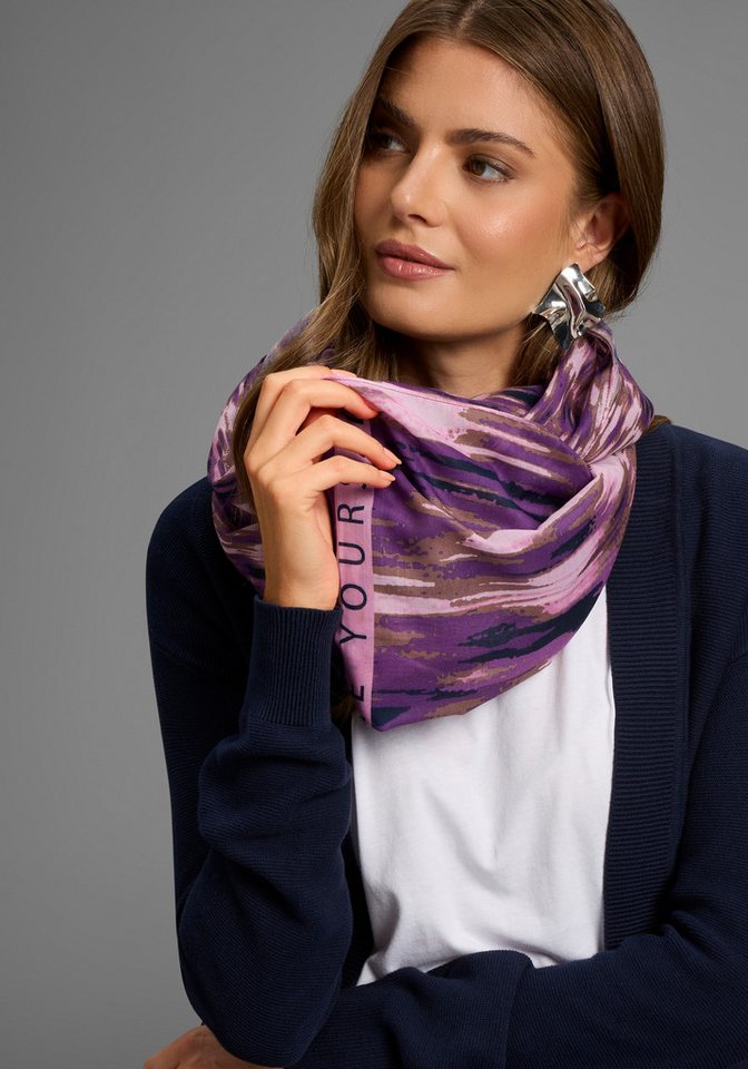 Laura Scott Loop, mit modischem Druck & Schrift-Mix - NEW von Laura Scott