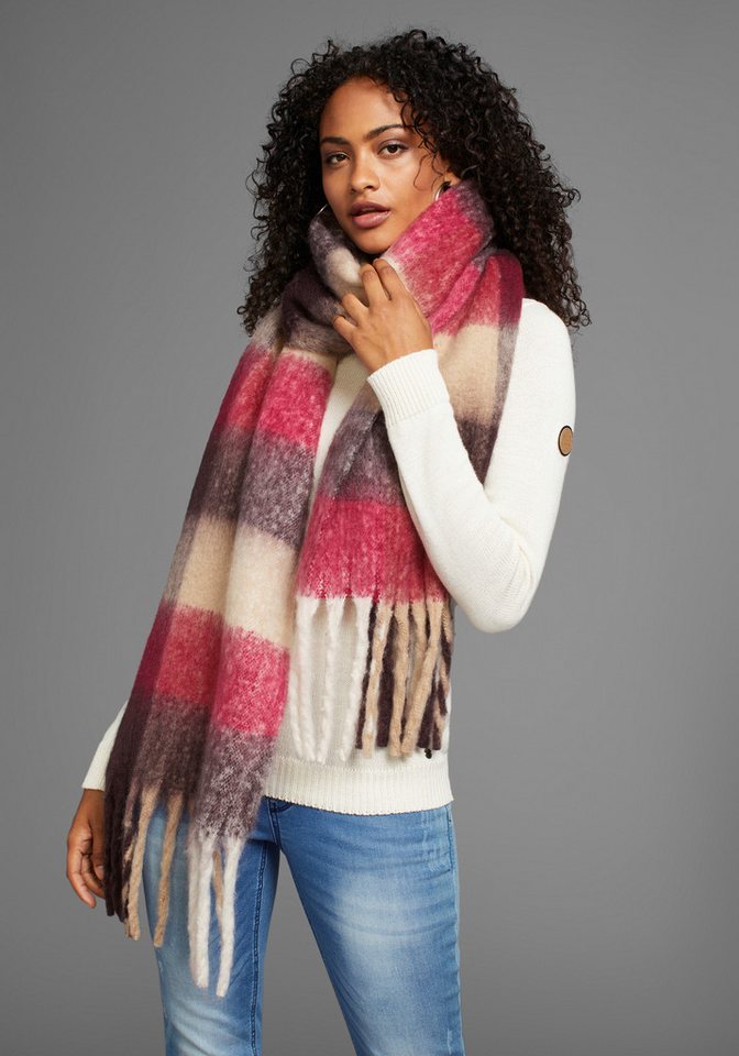 Laura Scott Modeschal, im trendigen Karo-Design in Maxi-Länge - in neuer Farbkombination von Laura Scott