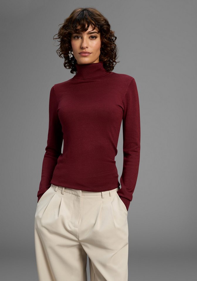 Laura Scott Rollkragenpullover in figurbetonter Longform Laura Scott Rollkragenpullover in figurbetonter Longform von Laura Scott