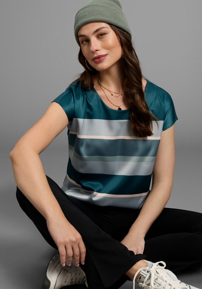 Laura Scott Shirtbluse in modischem Streifen-Design - NEUE FARBEN von Laura Scott