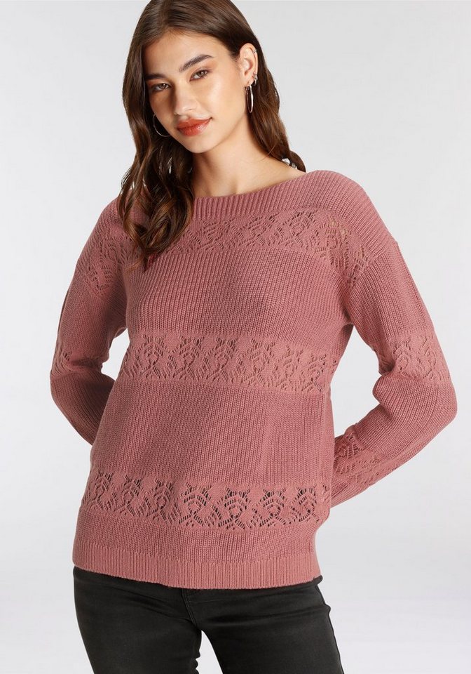 Laura Scott Strickpullover mit Ajour-Muster - NEUE KOLLEKTION von Laura Scott