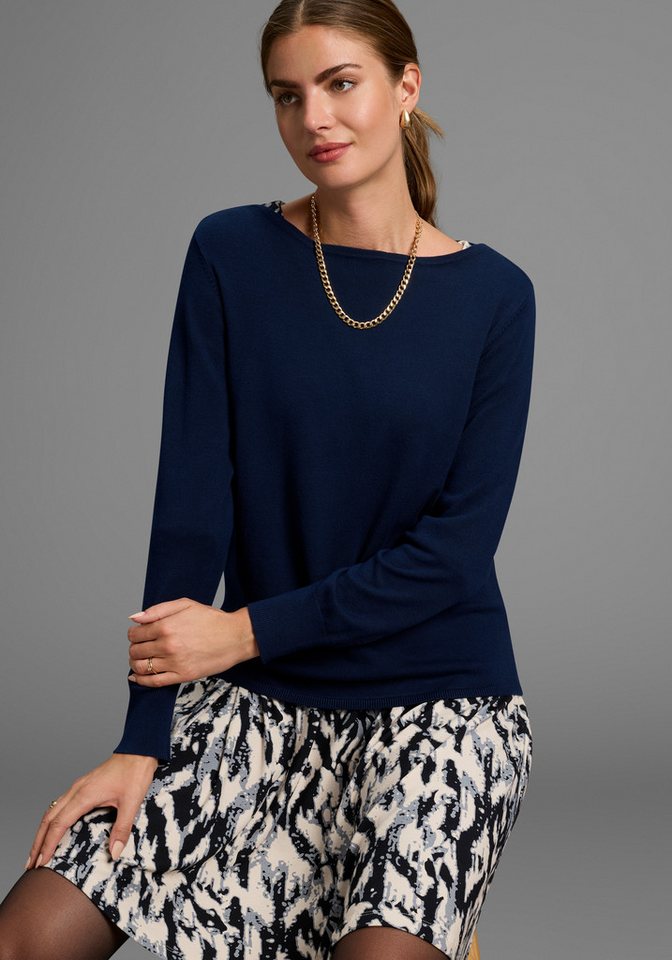 Laura Scott Strickpullover mit Uboot Ausschnitt - NEUE KOLLEKTION von Laura Scott