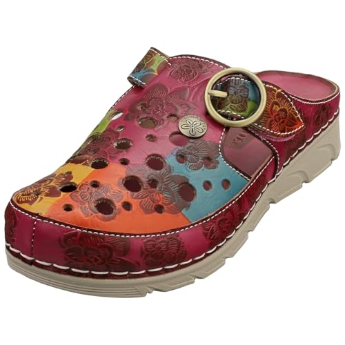 Dorry 08 Clogs Fuchsia rot Gr. 40 von Laura Vita