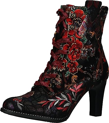 LAURA VITA Damen ALCBANEO 141 Ankle Boot, Rouge, 40 EU von Laura Vita