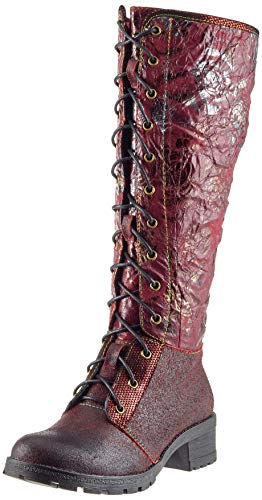 LAURA VITA Damen Corail 14 Hohe Stiefel, Rot (Wine) von Laura Vita