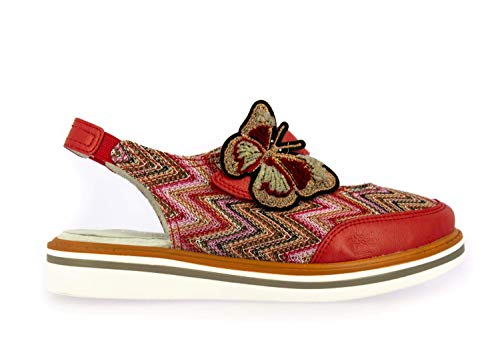 LAURA VITA Damen DECTROITO 13 Geschlossene Ballerinas, Rot (Rouge Rouge) von Laura Vita