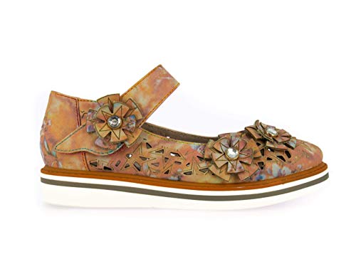 LAURA VITA Damen DECTROITO 16 Geschlossene Ballerinas, Orange (Corail Corail) von Laura Vita