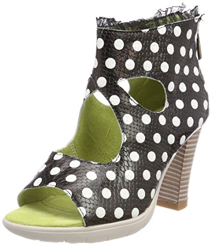 LAURA VITA Damen Donuts 018 Offene Sandalen, Schwarz (Noir) von Laura Vita