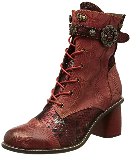 LAURA VITA Damen EVCAO 41 Mid Calf Boot, Rouge, 36 EU von Laura Vita