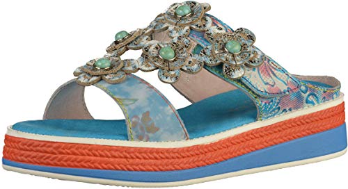 LAURA VITA Damen FOCUGERESO 04 Pantoletten, Blau (Bleu Bleu) von Laura Vita