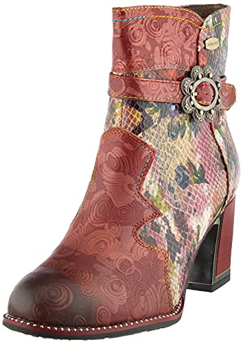 LAURA VITA Damen KACIO 01 Ankle Boot, Rouge, 37 EU von Laura Vita