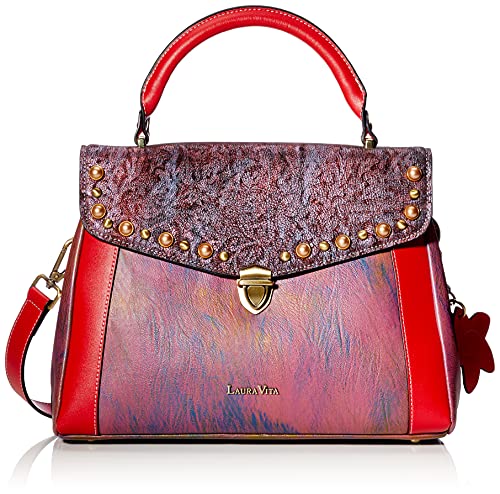 Laura Vita Damen 4546 Handbag, Rouge, Einheitsgröße EU von Laura Vita
