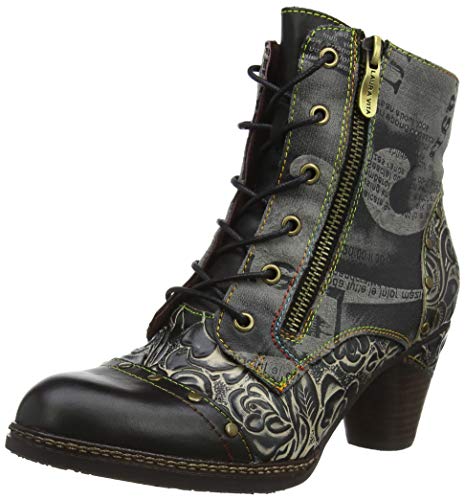 Laura Vita Damen ALCIZEEO 12 Stiefeletten, Schwarz (Noir Noir) von Laura Vita