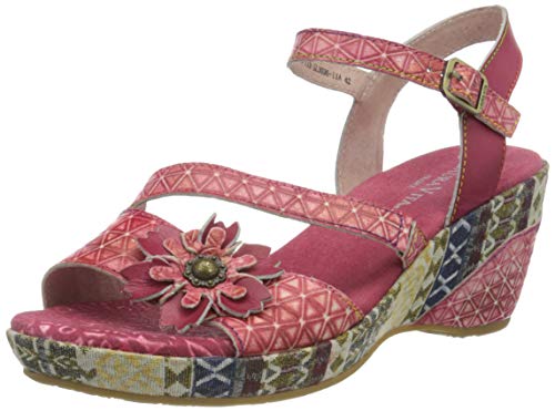 LAURA VITA Damen BECAUTEO 119 Plateausandalen, Pink (Fushia Fushia) von Laura Vita