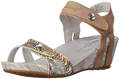 Laura Vita Damen BECLINDAO 029 Peeptoe Sandalen, Beige (Beige Beige), 38 EU von Laura Vita