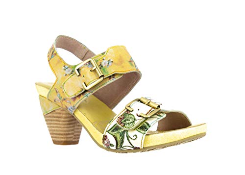 LAURA VITA Damen DACXO 60 Peeptoe Sandalen, Beige (Beige Beige) von Laura Vita
