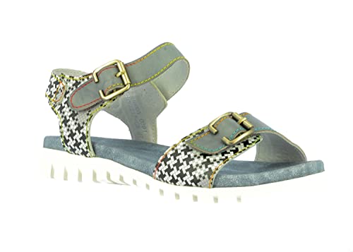 Laura Vita Damen DOCBBYO 0391 Peeptoe Sandalen, Silber (Argent Argent), 37 EU von Laura Vita