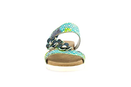 Laura Vita Damen DOCBBYO 52 Pantoletten, Türkis (Turquoise Turquoise), 42 EU von Laura Vita