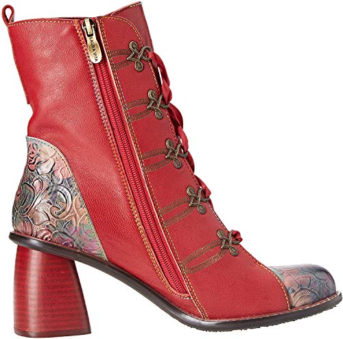 LAURA VITA EVCAO 01 Stiefeletten, Rot (Rouge Rouge), 35 EU von Laura Vita