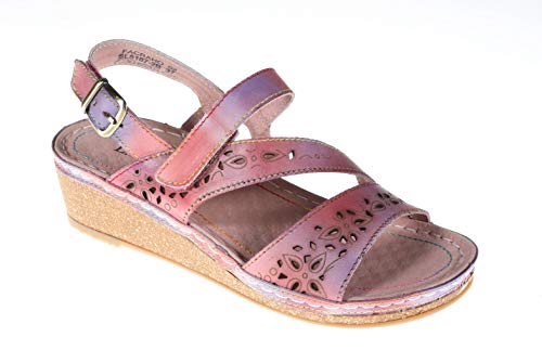 Laura Vita Damen FACRAHO 02 Peeptoe Sandalen, Violett (Violine Violine), 36 EU von Laura Vita