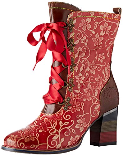 LAURA VITA Mädchen GECEKO 04 Stiefeletten, Rot (Rouge Rouge) von Laura Vita