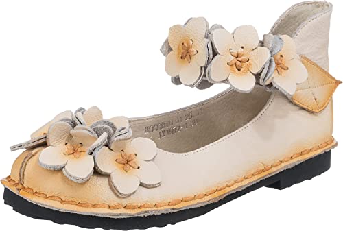 Laura Vita Damen Hocobio 01 Ballett Flat, beige, 35 EU von Laura Vita