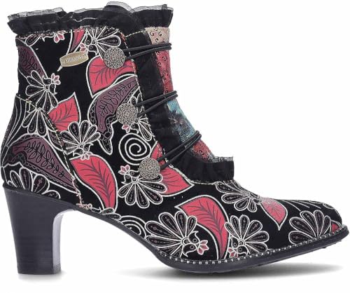 Laura Vita ELCODIEO224 Damen Stiefeletten, rot, 36 EU von Laura Vita