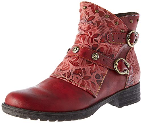 LAURA VITA Damen GACMAYO 11 Combat Boot, Rouge, 35 EU von Laura Vita