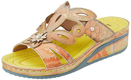 Laura Vita Damen JACDISO 04 Mule, Jaune, 41 EU von Laura Vita