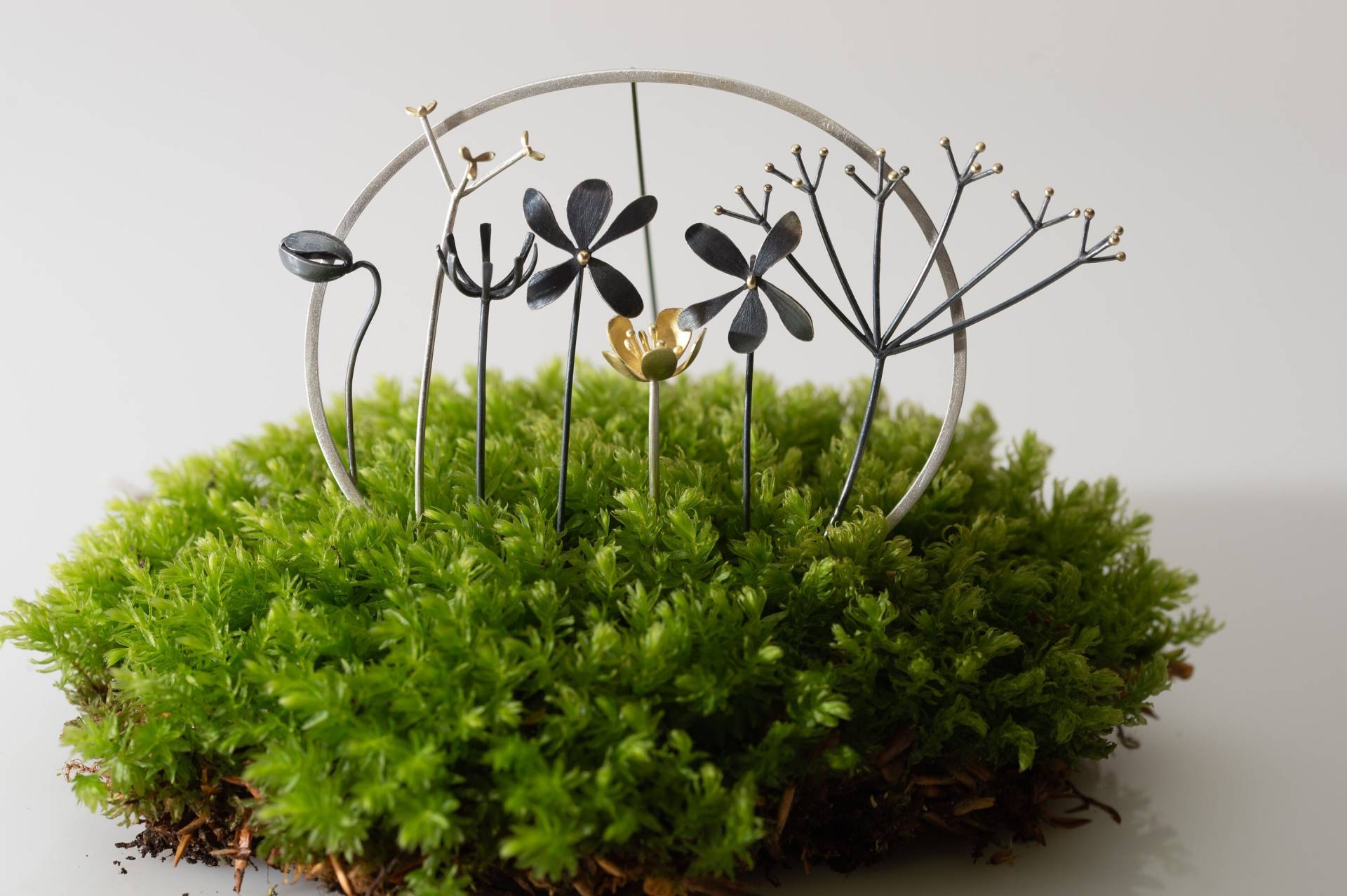 Wildblumen Brosche Ich Wie Auf Bbc1 Countryfile Zu Sehen von LauraBaxterJewellery