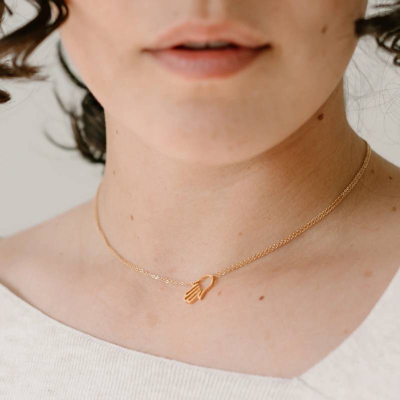 Hamsa Halskette Hamsa Halskette von LauraElizabethJewels