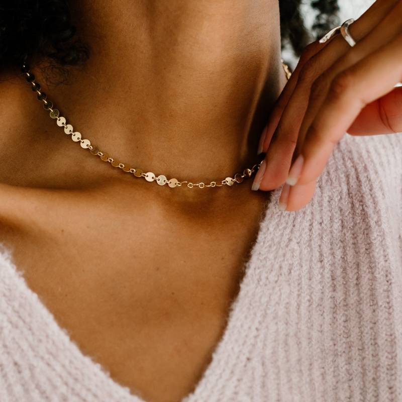 Sparkly Sequence Layering Halskette Sparkly Sequence Layering Halskette von LauraElizabethJewels