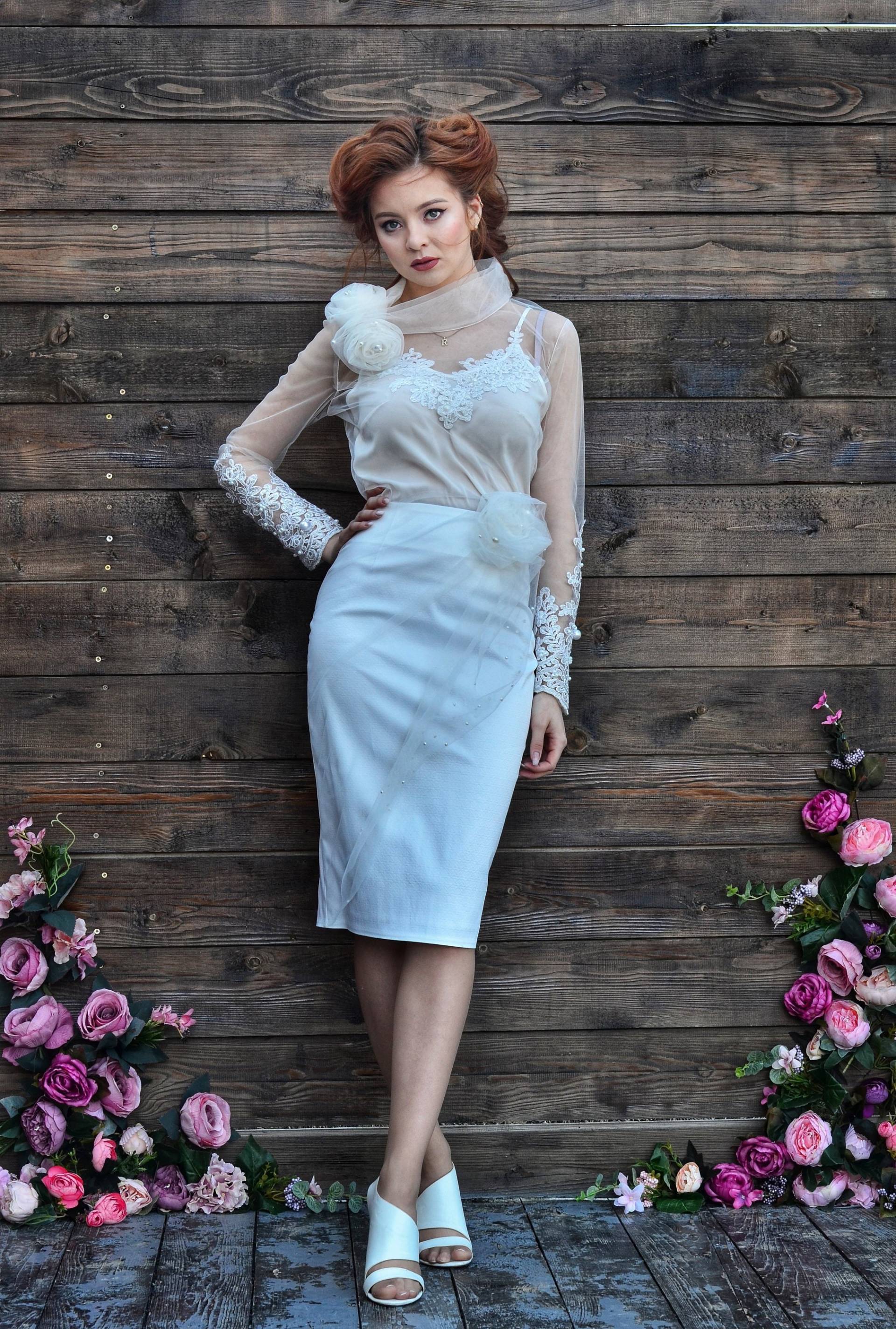 Bleistift Rock, Rock Mit Tüll, Für Frauen, Elegante Kleidung, Cocktail Party | Delmeza von LauraGalic
