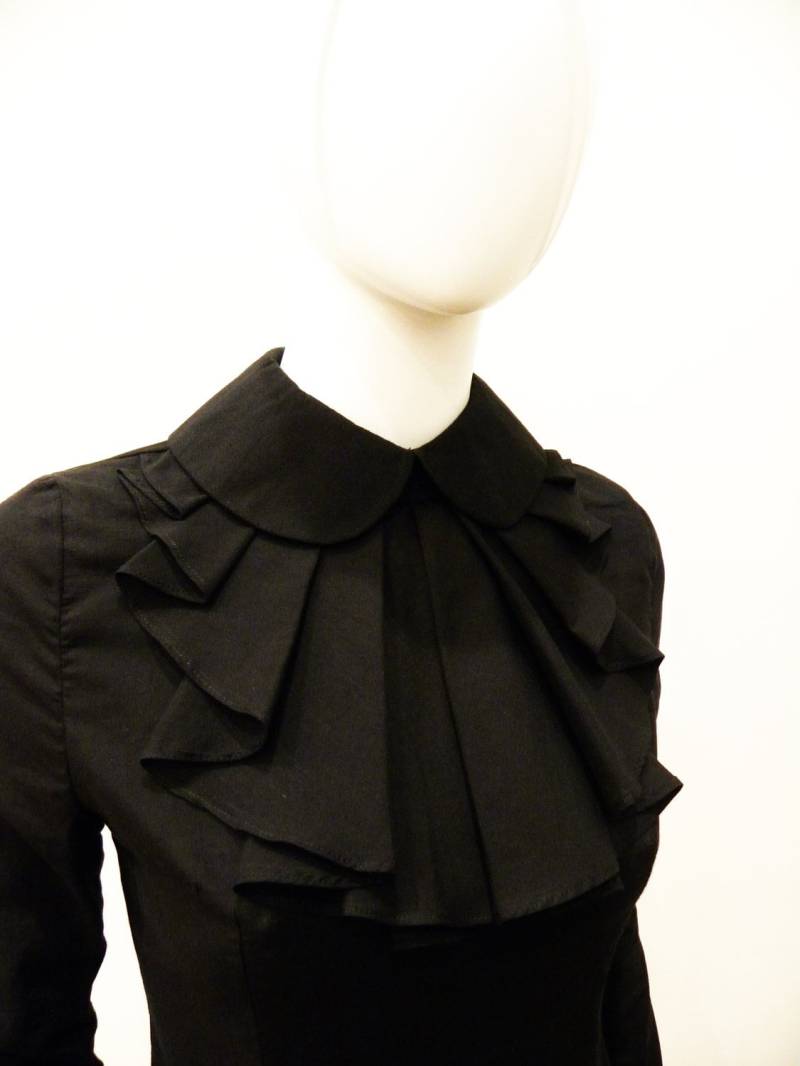 Damen Bluse, Ruff Kragen Top, Langarm Shirt, Tops Für Frauen, Auf Bestellung | Irina von LauraGalic